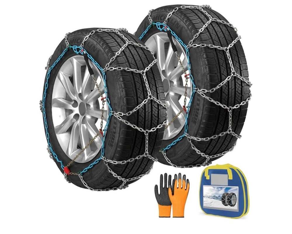 AutoChoice Snow Tire Chains for Light Truck SUV Pickup Trucks, Set of 2(SCRV255)